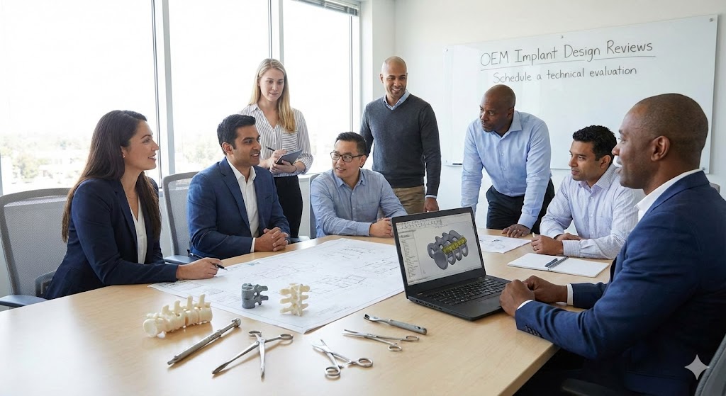 OEM implant design review session